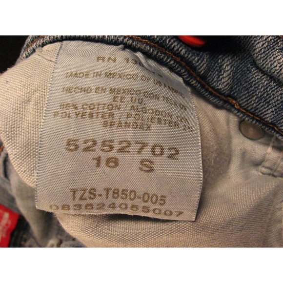 LEE Womans Premium Select CUTOFF JEANS SHORTS 25 MEASURED Blue Denim Daisy Dukes - Picture 6 of 11